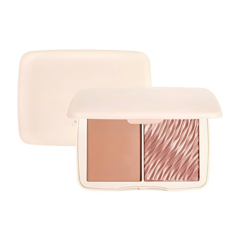Natural Finish Translucent Contouring Powder All in One Blush Highlighter Palette Waterproof Smudge Proof Face Makeup