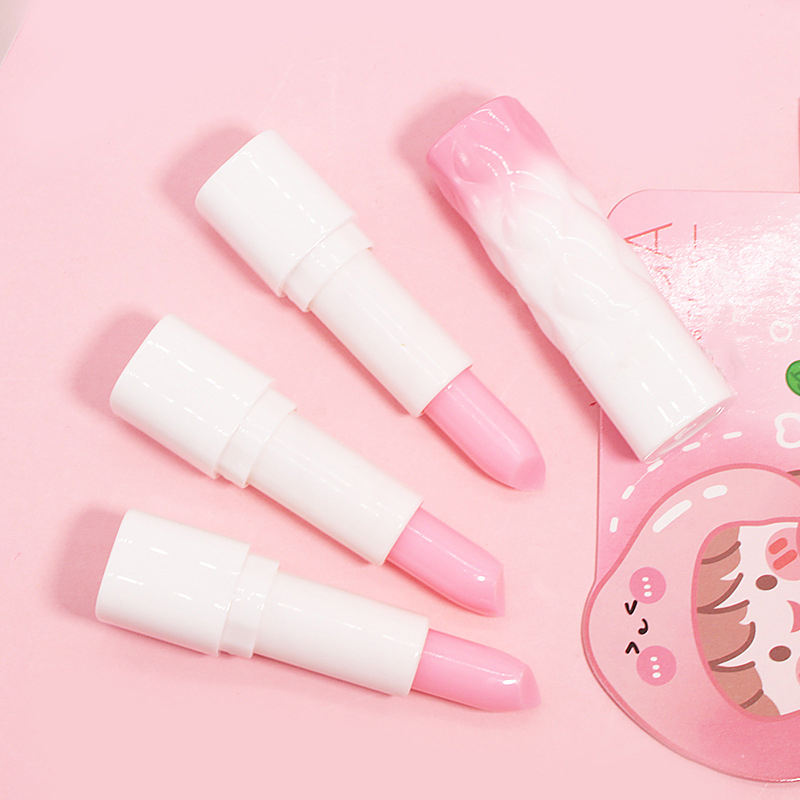 Wholesale Organic Sugar Infused Fruit-Flavored Color Change High-Shine Moisturizing Lip Balm Makeup