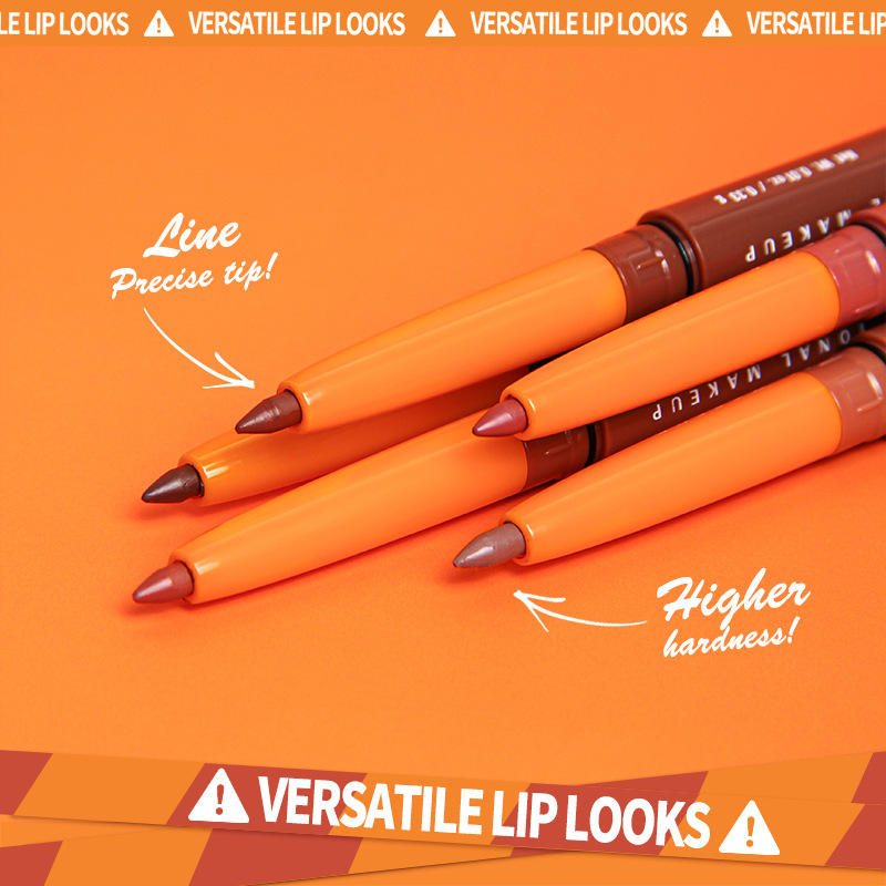 New 12-color Mineral Natural Lipstick-Enlarges Lips Moisturizes Long-Lasting Waterproof Formula Rotating Lip Liner