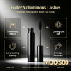 Private Label Mascara, Long Lasting Volume Lash Mascara, Waterproof Black Eyelash Makeup, Vegan Cruelty Free, ISO GMPC MSDS Halal, OEM ODM Small Batch MOQ500