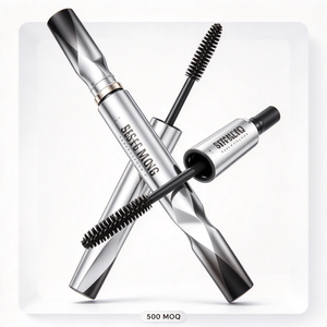 OEM ODM 24H Double Layer Fiber Mascara, Waterproof Sweatproof Lengthening Curling Volumizing Mascara, Vegan Friendly, GMPC MSDS Halal Certified Private Label Mascara