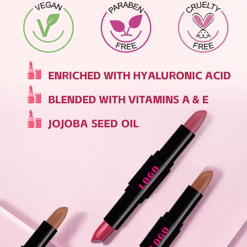 Matte Lipstick Wholesale OEM/ODM Private Label Custom Labels Lip Liner Set High Pigment Low Vegan Logo Waterproof Chemical