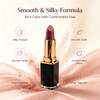 Private Label Matte Lipstick, Silky Smooth High Pigment Lip Stick, Comfortable Long Wear Lip Makeup, Vegan Cruelty Free, ISO GMPC MSDS Halal, OEM ODM Small Batch MOQ500