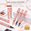 OEM Diamond Decor Liquid Eyeliner Pen, Waterproof Quick Dry Black Eyeliner, Smudge Proof Long Lasting Rhinestone Eyeliner, GMPC MSDS Halal Certified Private Label Eye Makeup