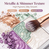 Private Label Dual Color Baked Eyeshadow, Shimmer Highlight Powder, Waterproof Long Lasting, Custom Logo, Vegan Cruelty Free, ISO GMPC MSDS Halal, OEM ODM Small Batch MOQ500