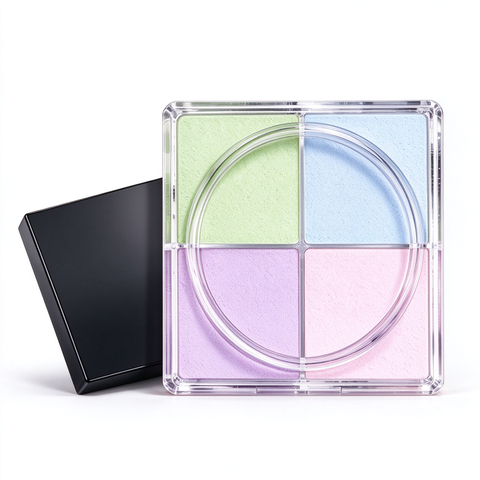 Private Label 4 Color Loose Setting Powder Ultra Fine Long Lasting Brighten Blur Face Powder Vegan With ISO GMPC MSDS Halal Custom Logo Cosmetic MOQ 500