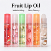 Private Label Fruit Series Moisturizing Non Greasy Lip Oil Long Lasting Nourishing Lip Gloss