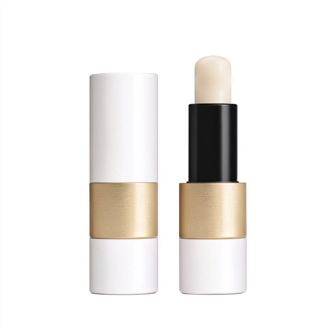 Private Label White Gold Lip Balm Daily Moisture Shiny Smooth Lip Care For Men And Women